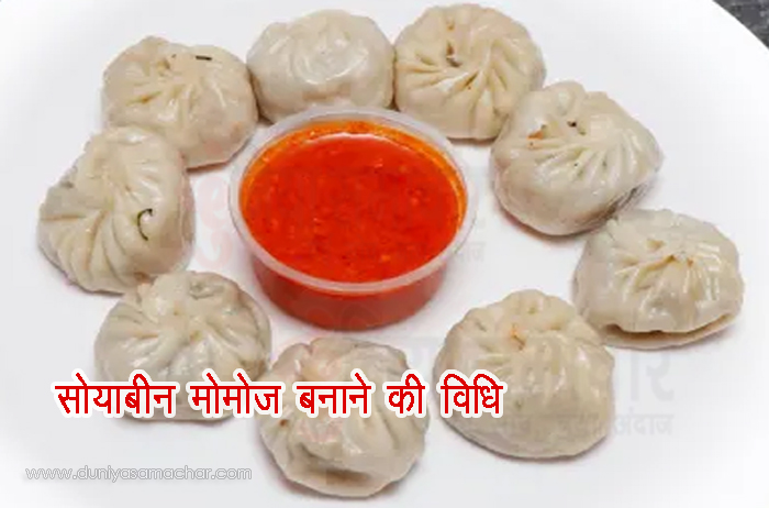 Hindi Soybean Momos Recipe